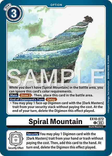 Spiral Mountain [Ex10-072] [Sinister Order] 1
