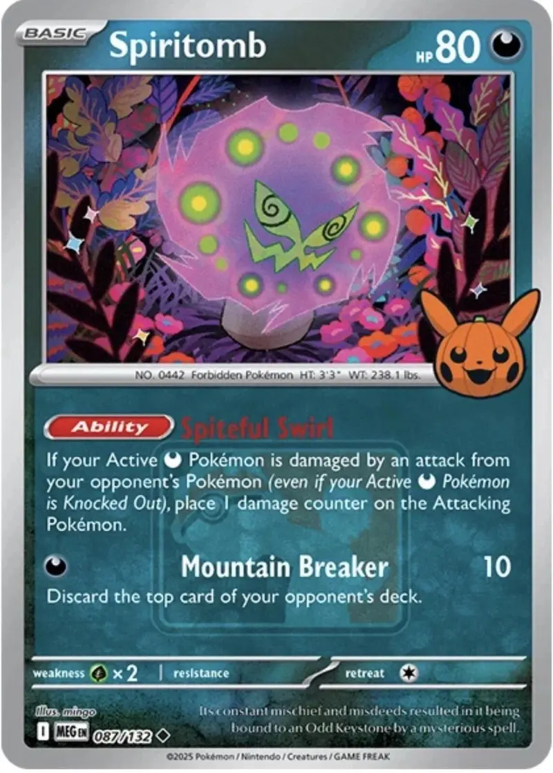Spiritomb (087/132) (Trick Or Trade Stamped) [Miscellaneous Cards] 1