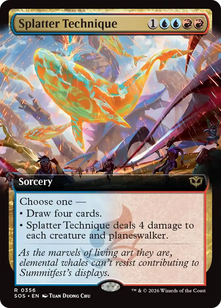 Splatter Technique (Extended Art) [Secrets Of Strixhaven] 1