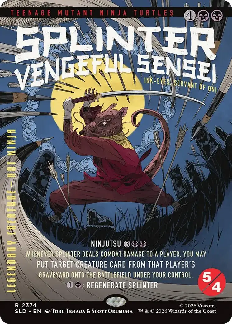 Splinter, Vengeful Sensei - Ink-Eyes, Servant Of Oni [Secret Lair Drop Series] 1