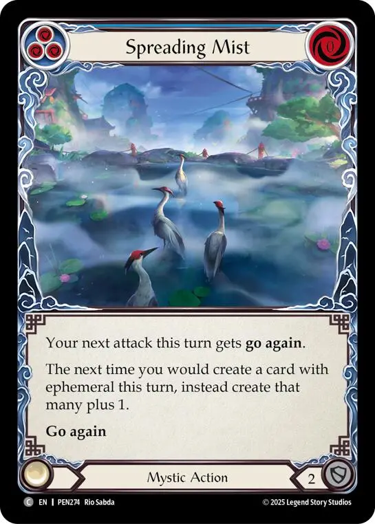 Spreading Mist (Blue) (Regular) [Pen274] (Compendium Of Rathe) 1