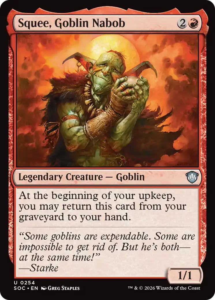 Squee, Goblin Nabob [Secrets Of Strixhaven Commander] 1