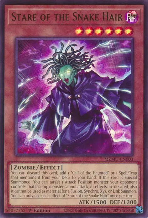 Stare Of The Snake Hair [Mzmu-En003] Ultra Rare 1