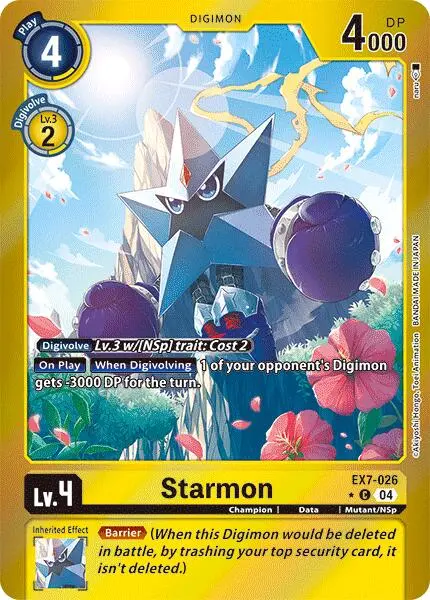Starmon [Ex7-026] (Foil) [Digimon Liberator] 1