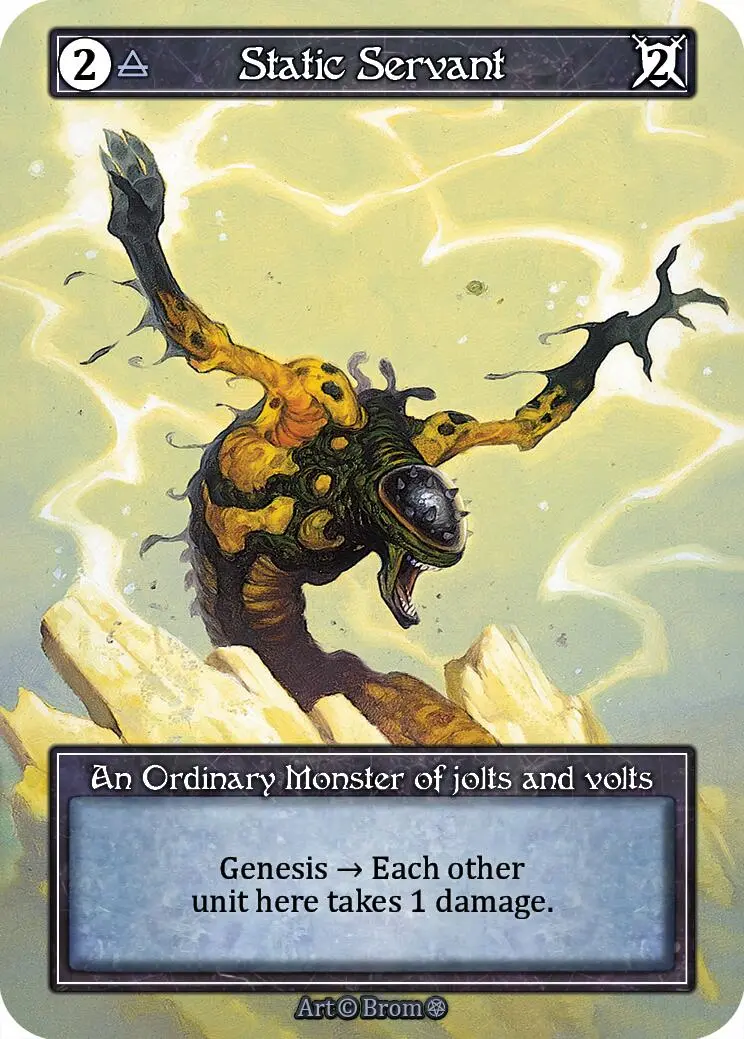 Static Servant (Foil) [Gothic] 1