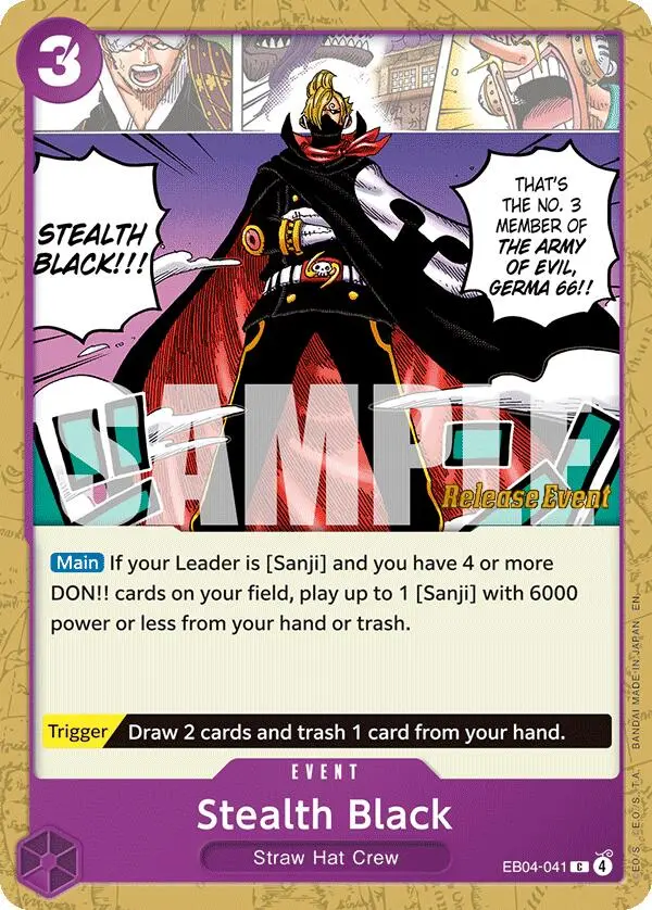 Stealth Black [The Azure Sea's Seven Release Event Cards] 1