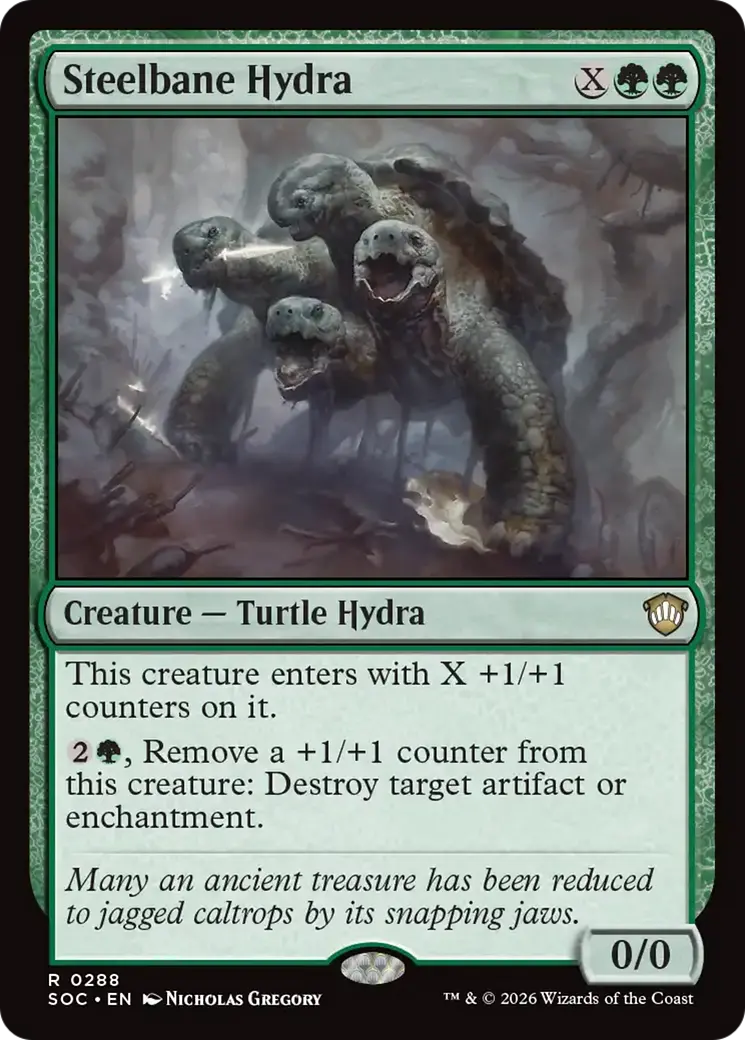 Steelbane Hydra [Secrets Of Strixhaven Commander] 1