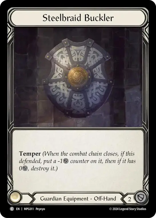 Steelbraid Buckler [Mpg011] (Mastery Pack Guardian) 1