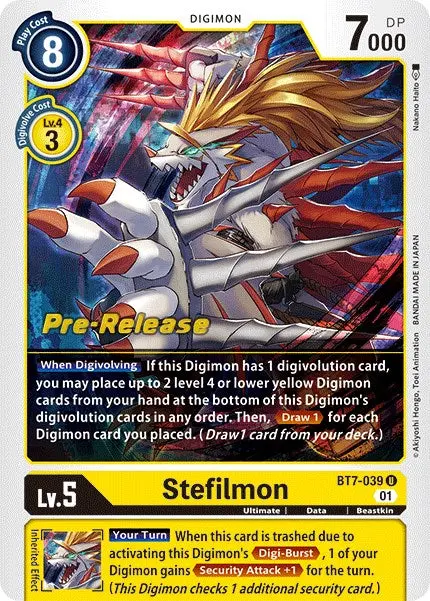 Stefilmon [Bt7-039] [Next Adventure Pre-Release Cards] 1