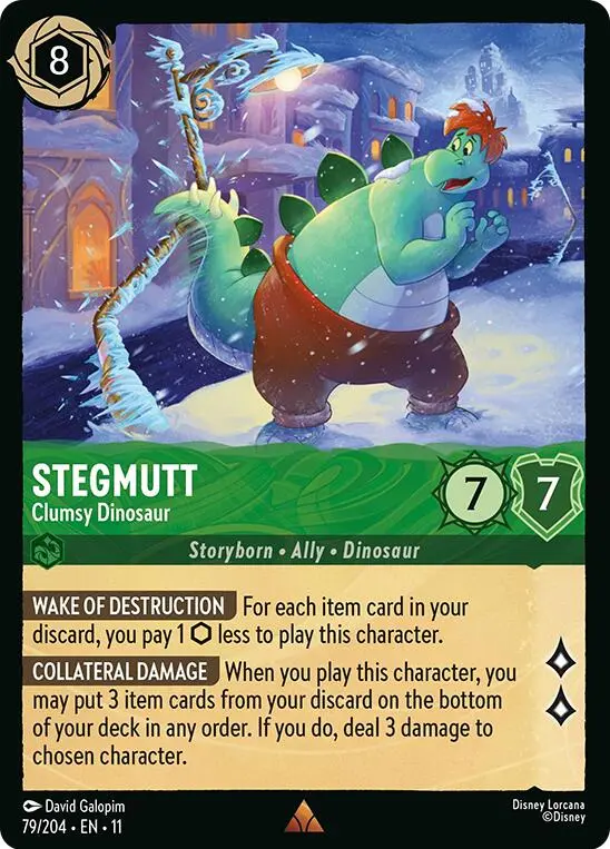 Stegmutt - Clumsy Dinosaur (79/204) [Winterspell] 1
