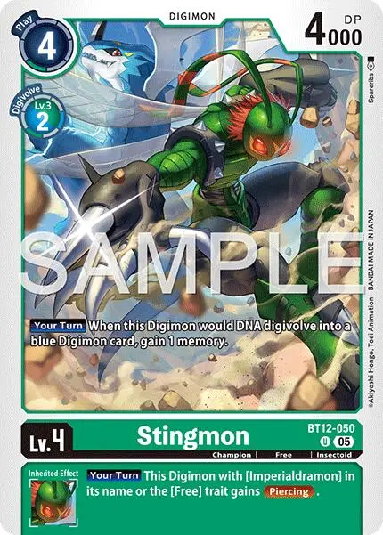 Stingmon [Bt12-050] [Advanced Booster Digimon Generation] 1