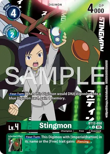 Stingmon [Bt12-050] (Alternate Art) [Advanced Booster Digimon Generation] 1