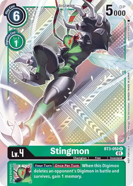 Stingmon [Bt3-050] (Official Tournament Pack Vol.4) [Release Special Booster Promos] 1