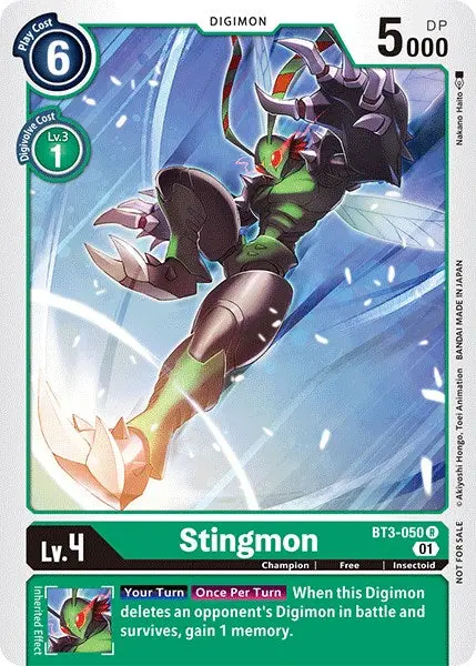 Stingmon [Bt3-050] (Winner Pack Double Diamond) [Release Special Booster Promos] 1