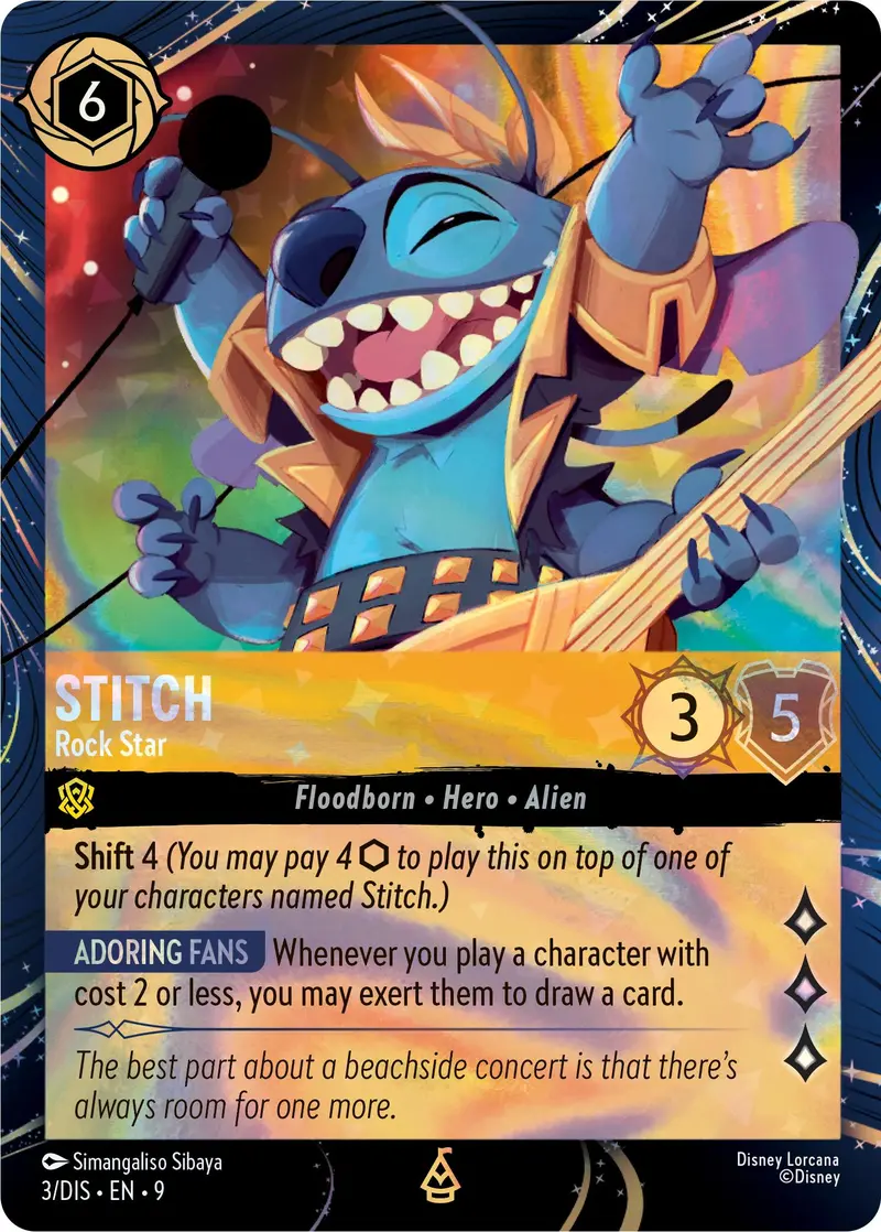 Stitch - Rock Star (3) [Promo Cards] 1