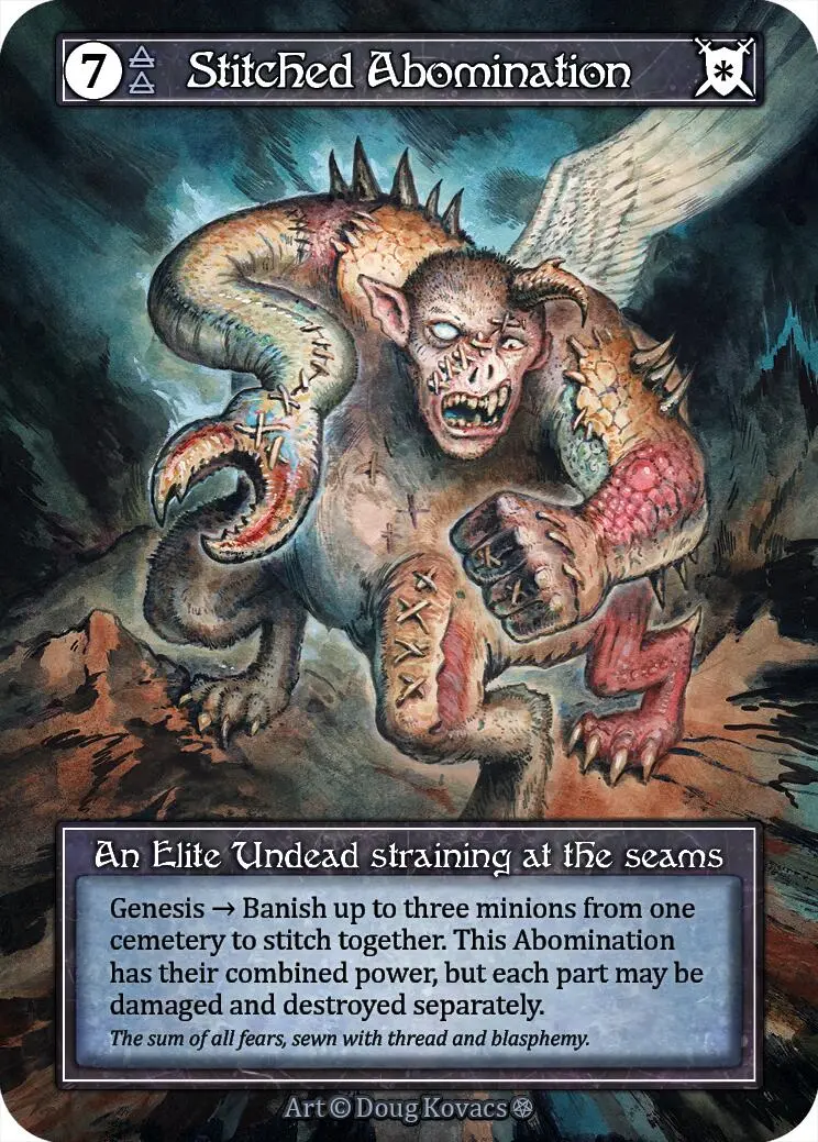 Stitched Abomination (Foil) [Gothic] 1