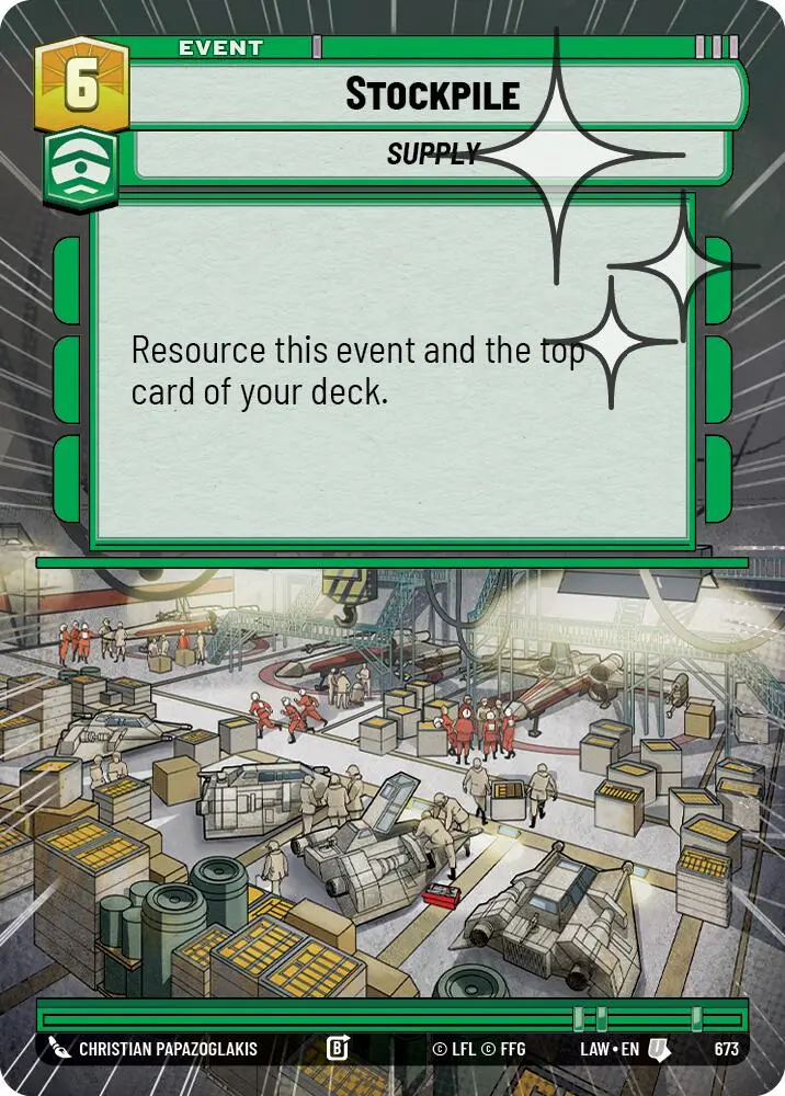 Stockpile (673) (Hyperspace Foil) (673) [A Lawless Time] 1