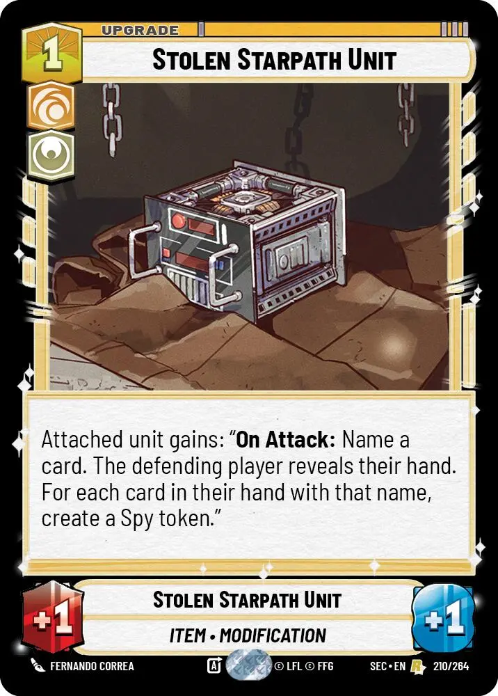 Stolen Starpath Unit (210/264) (210/264) [Secrets Of Power] 1