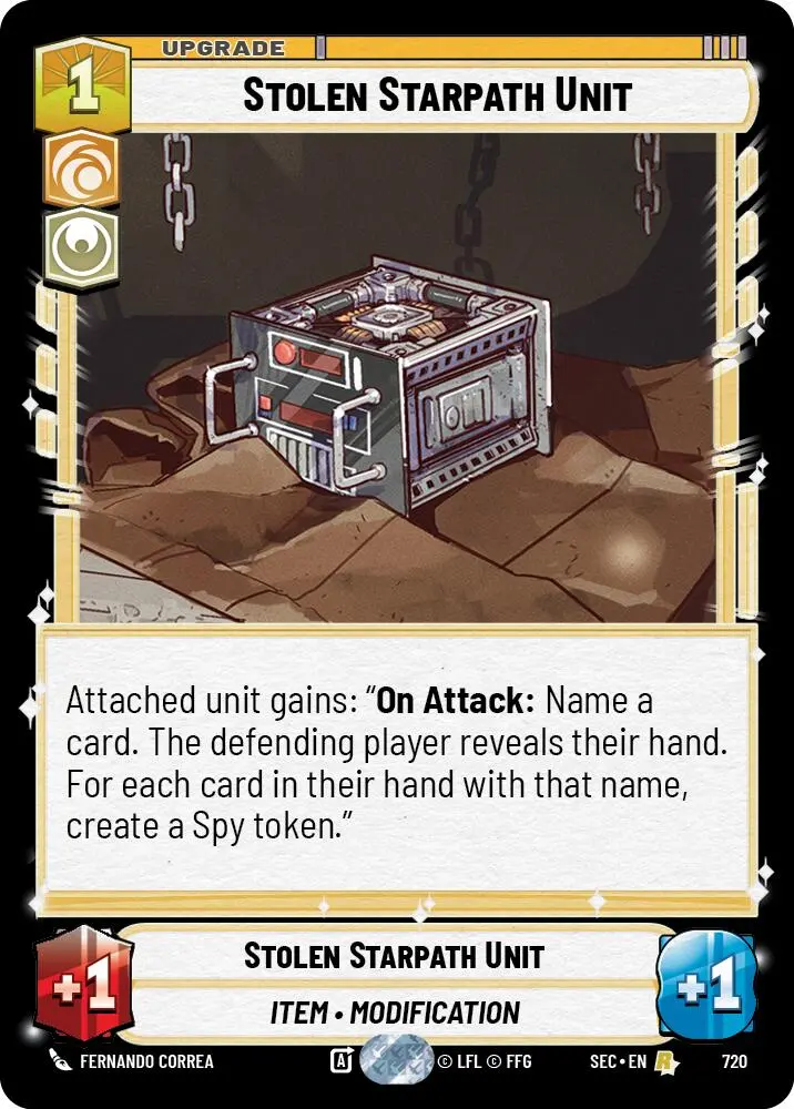 Stolen Starpath Unit (720) (Foil) (720) [Secrets Of Power] 1