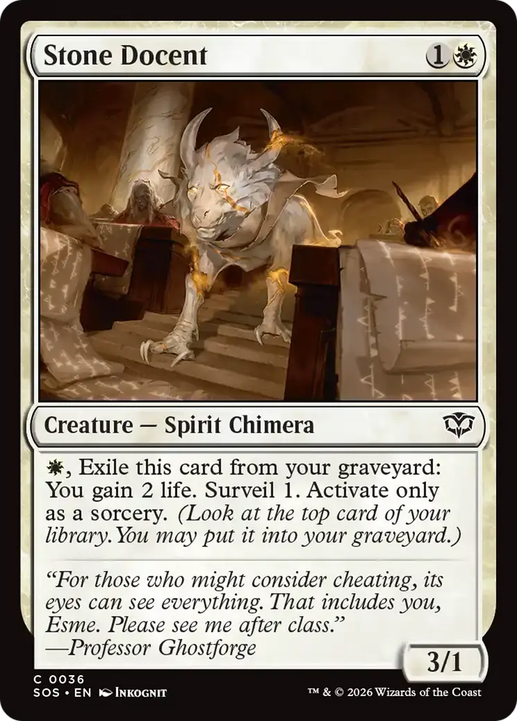 Stone Docent [Secrets Of Strixhaven] 1