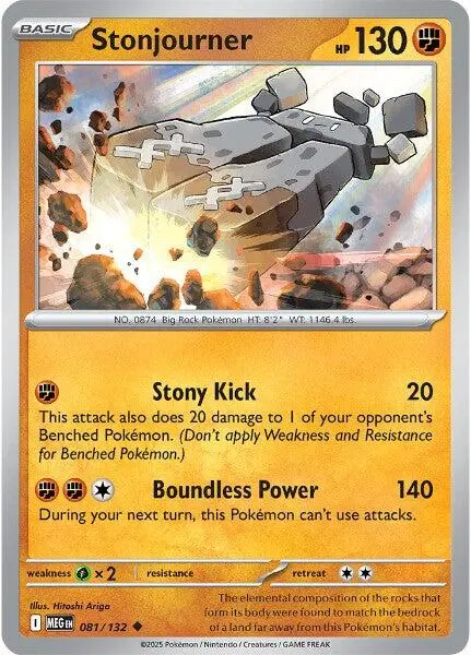 Stonjourner (081/132) [Mega Evolution: Base Set] 1