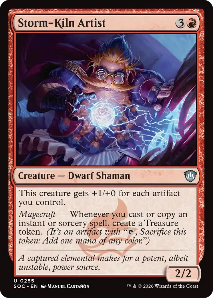 Storm-Kiln Artist [Secrets Of Strixhaven Commander] 1