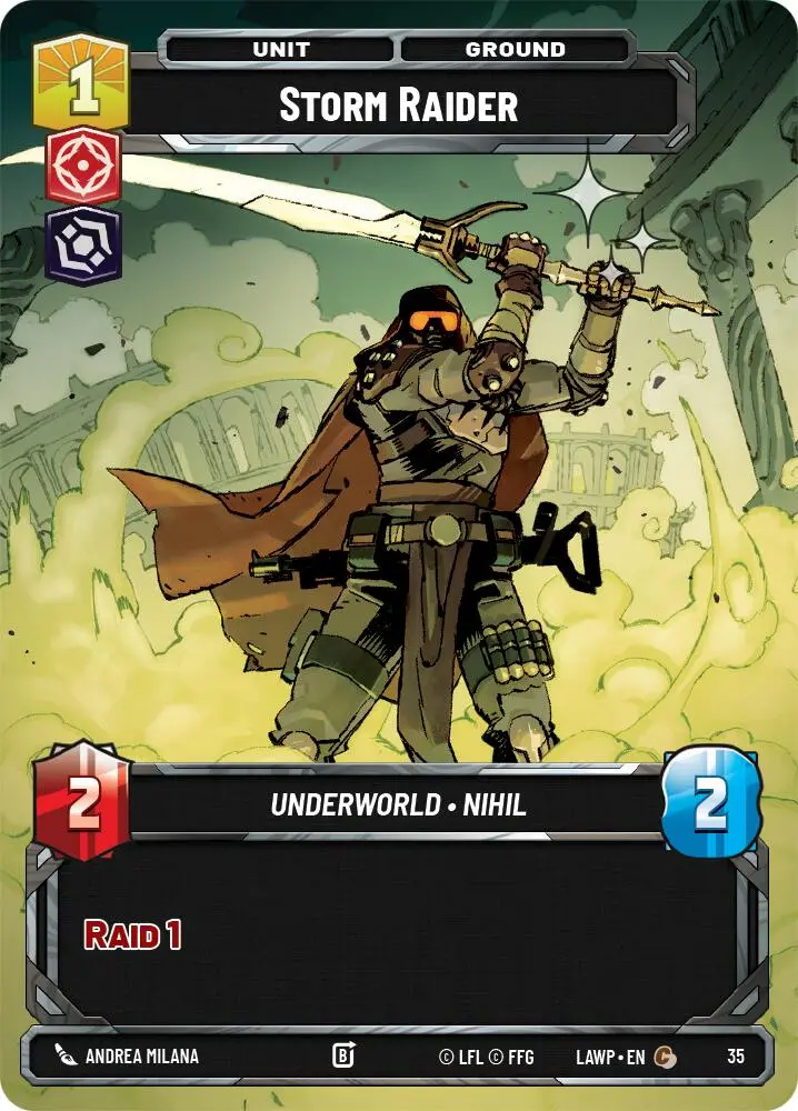 Storm Raider (35) (Foil) (35) [A Lawless Time: Weekly Play] 1