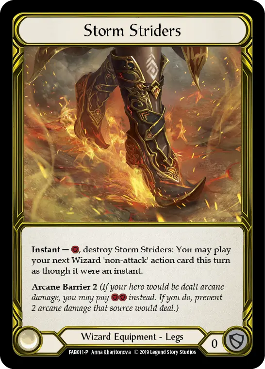 Storm Striders [Fab011-P] (Promo)  1St Edition Cold Foil - Golden 1