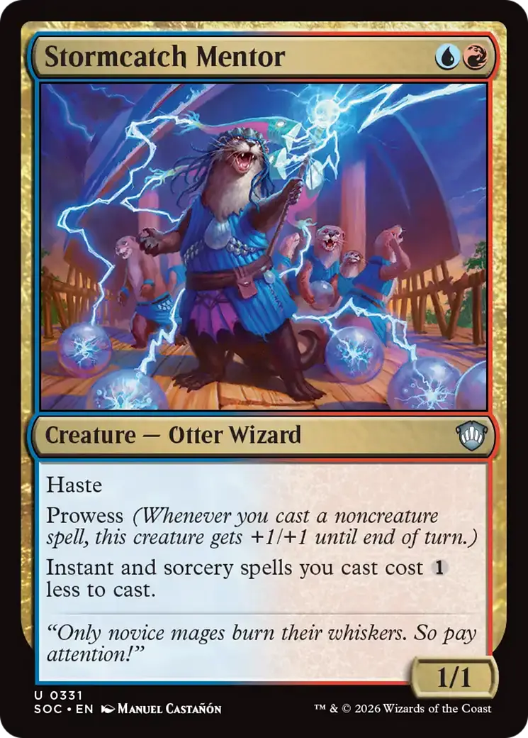 Stormcatch Mentor [Secrets Of Strixhaven Commander] 1