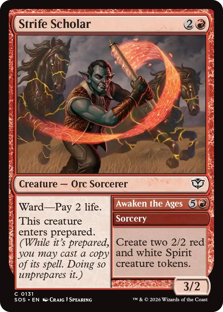 Strife Scholar [Secrets Of Strixhaven] 1