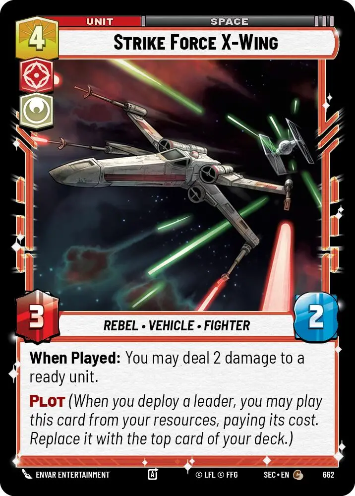 Strike Force X-Wing (662) (Foil) (662) [Secrets Of Power] 1