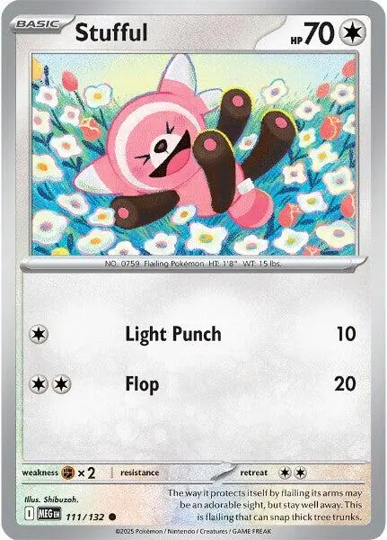 Stufful (111/132) [Mega Evolution: Base Set] 1