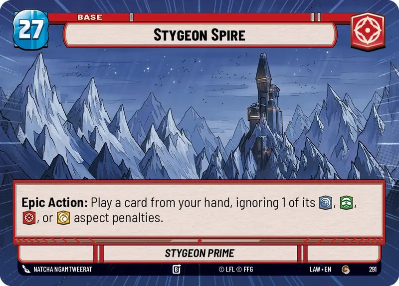Stygeon Spire // Shield (291 // T06) (Hyperspace) (291 // T06) [A Lawless Time] 1