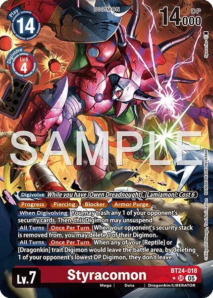 Styracomon [Bt24-018] (Alternate Art) [Time Stranger] 1