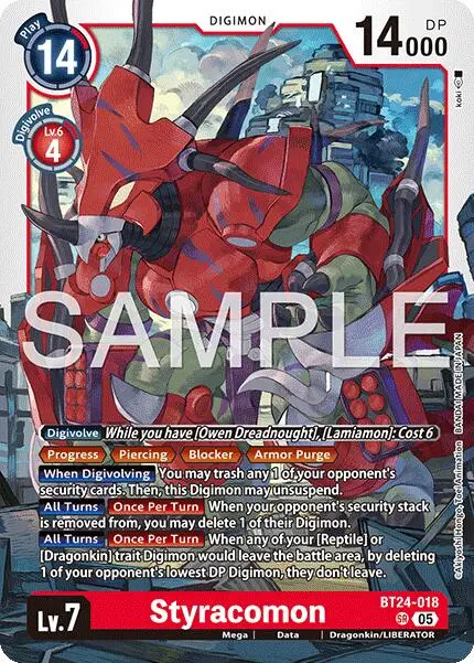 Styracomon [Bt24-018] [Time Stranger] 1