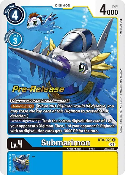 Submarimon [Bt8-023] [New Awakening Pre-Release Cards] 1