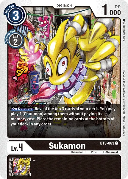 Sukamon [Bt3-063] [Release Special Booster Ver.1.5] 1