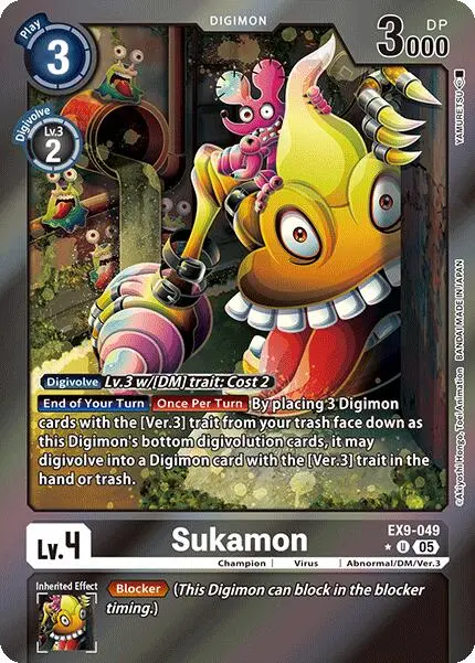 Sukamon [Ex9-049] (Limited Foil) [Versus Monsters] 1