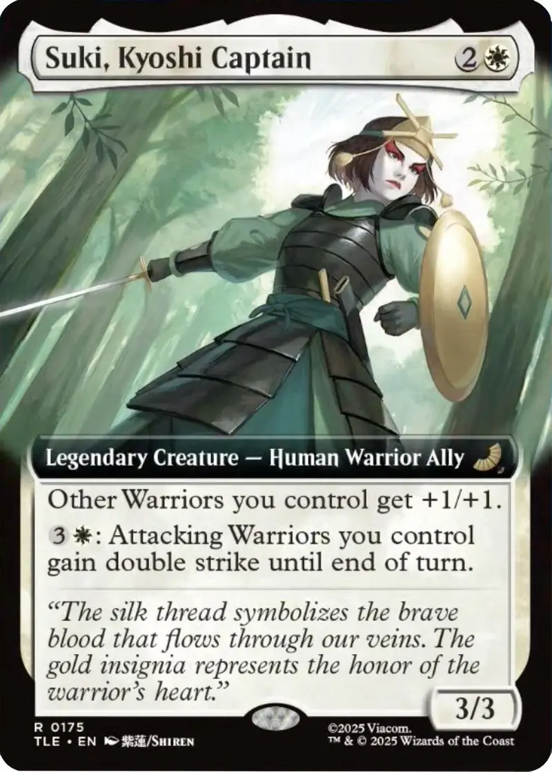 Suki, Kyoshi Captain (Extended Art) [Avatar: The Last Airbender: Eternal-Legal] 1