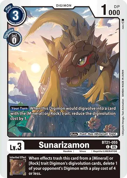 Sunarizamon [Bt21-055] [World Convergence] 1