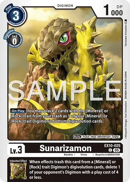 Sunarizamon [Ex10-025] [Sinister Order] 1