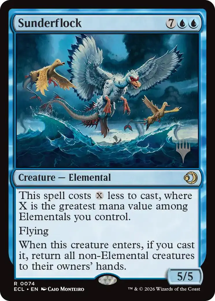 Sunderflock [Lorwyn Eclipsed Promos] 1