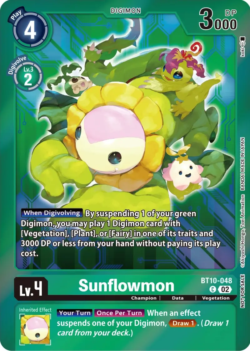 Sunflowmon [Bt10-048] (Event Pack 5) [Xros Encounter Promos] 1