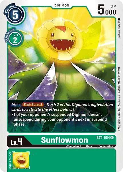 Sunflowmon [Bt4-054] [Great Legend] 1
