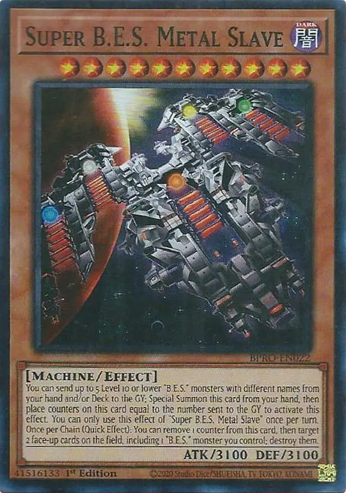 Super B.E.S. Metal Slave [Bpro-En022] Super Rare 1