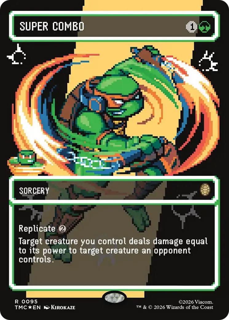Super Combo (Borderless) (Surge Foil) [Teenage Mutant Ninja Turtles Commander] 1