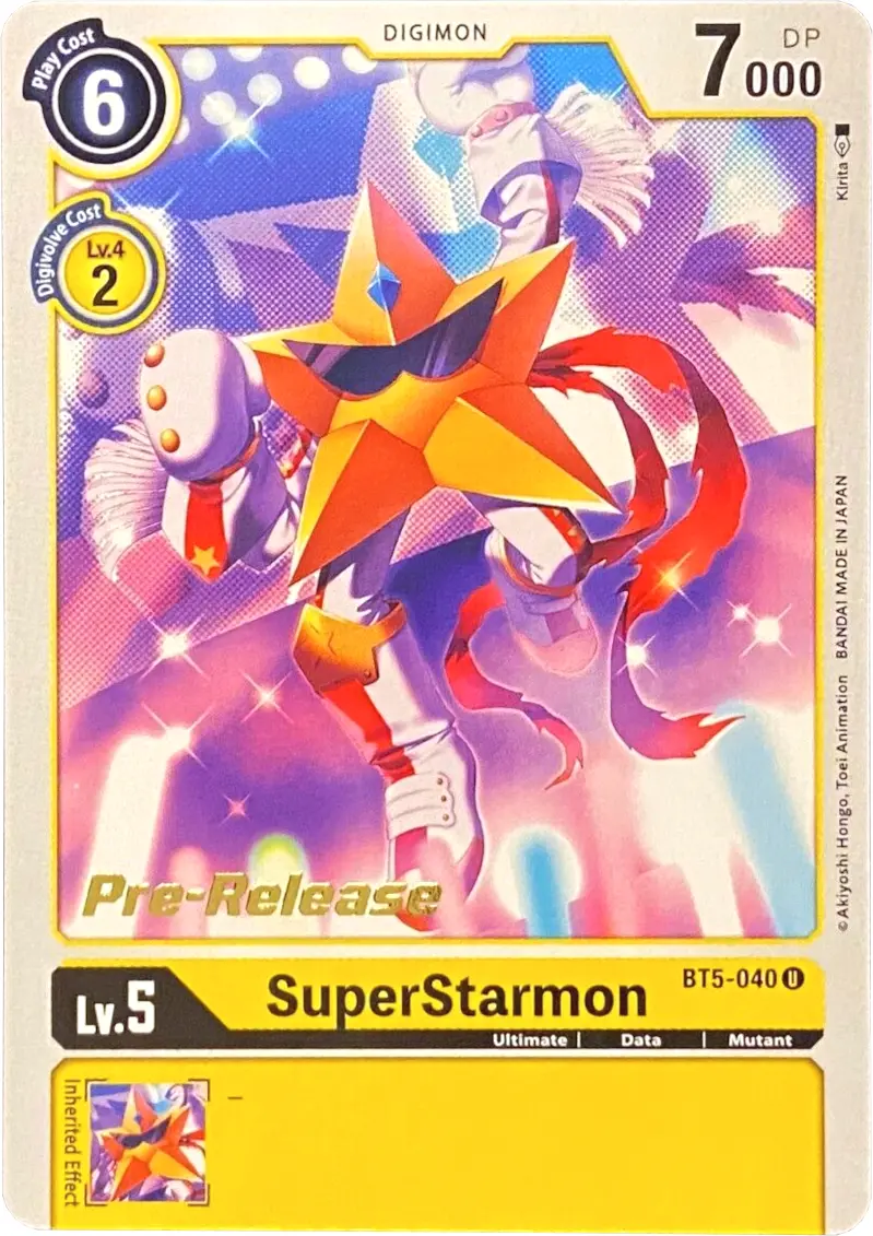 Superstarmon [Bt5-040] [Battle Of Omni Pre-Release Promos] 1
