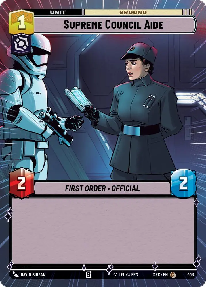 Supreme Council Aide (993) (Hyperspace Foil) (993) [Secrets Of Power] 1