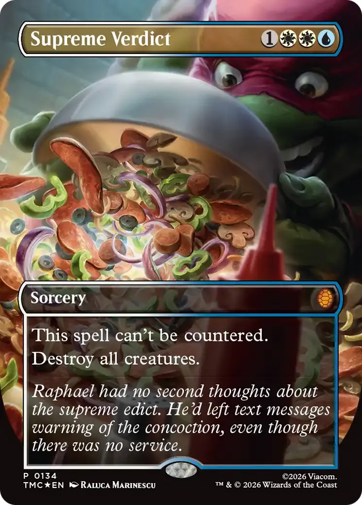 Supreme Verdict (Borderless) [Teenage Mutant Ninja Turtles Promos] 1