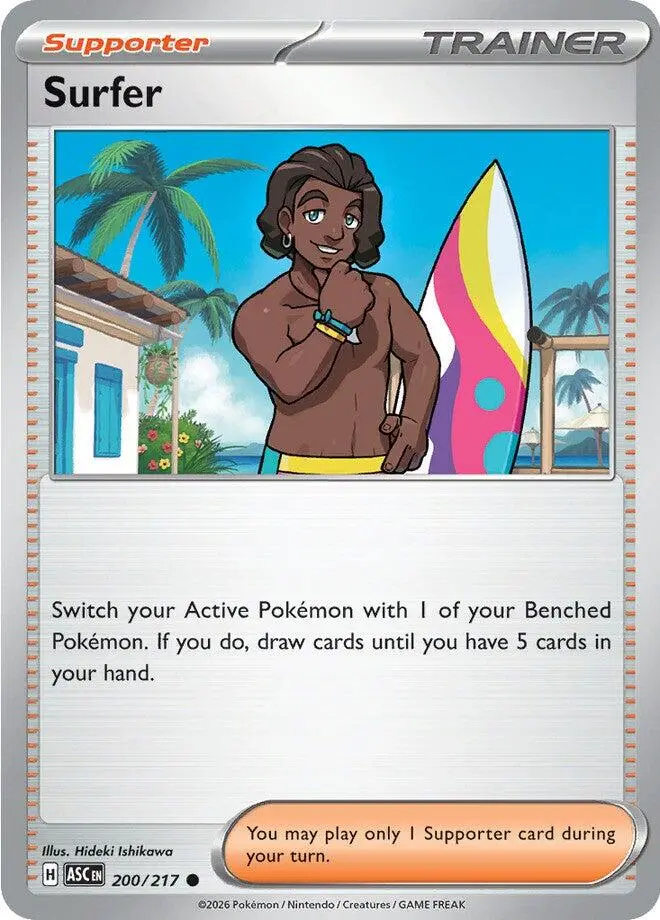 Surfer (200/217) [Mega Evolution: Ascended Heroes] 1